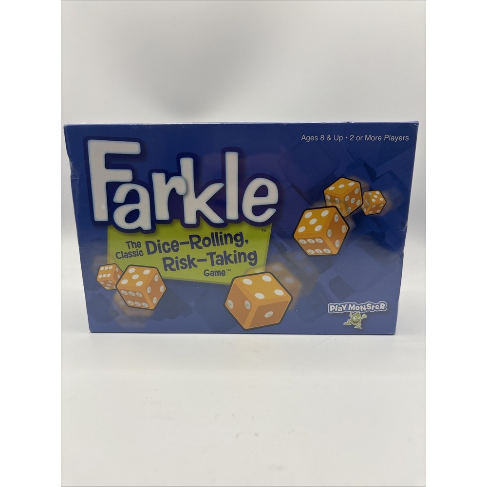 Farkle Box Edition Dice Game Play Monster New & Sealed